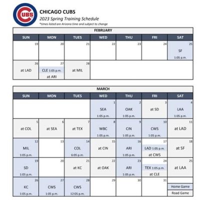 Where Do Cubs Play Spring Training: A Journey Through Baseball's Seasonal Rituals